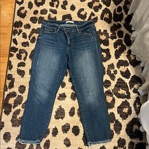 LOFT Dark Blue Ankle Jeans